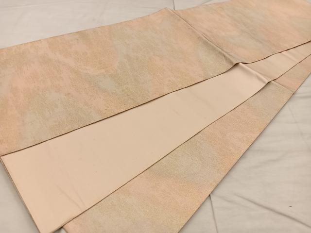 平和屋着物◎全通柄袋帯 砂子綴れ 流水文 金糸 正絹 逸品 BAAX1345mz