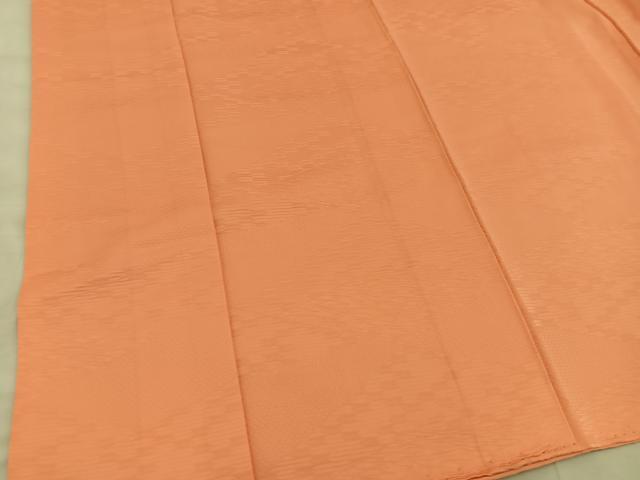 平和屋着物■上質な色無地 吉祥地紋 黄丹色 正絹 逸品 BAAX1411mz