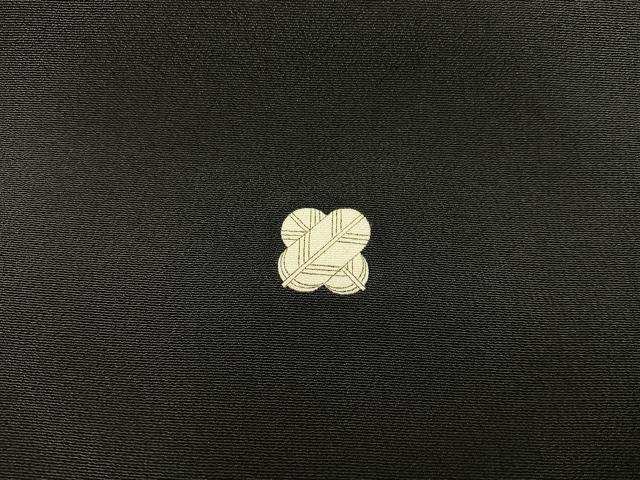 平和屋着物■豪華黒留袖 地紙重ね御所車花文 金彩 正絹 逸品 BAAX1479mz