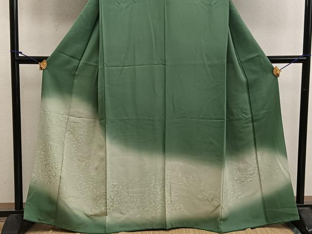 平和屋着物■豪華色留袖 風景文 暈し染め やまと誂製 正絹 逸品 BAAX1492mz