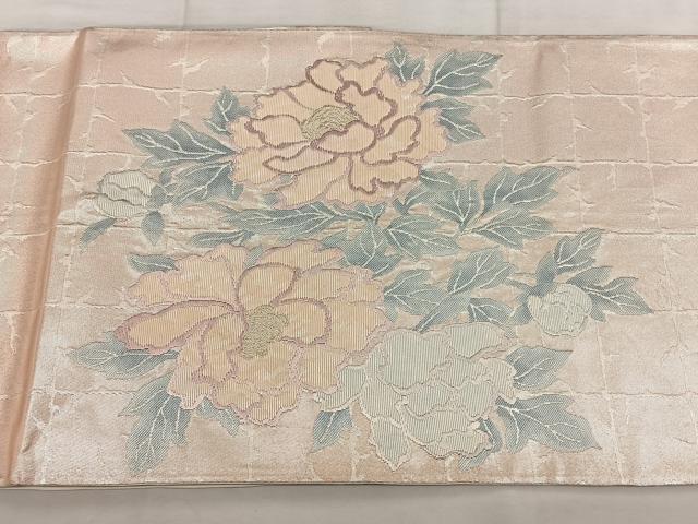 平和屋着物◎六通柄袋帯 唐織 蒔絵錦 金銀糸 正絹 逸品 BAAX1603qw
