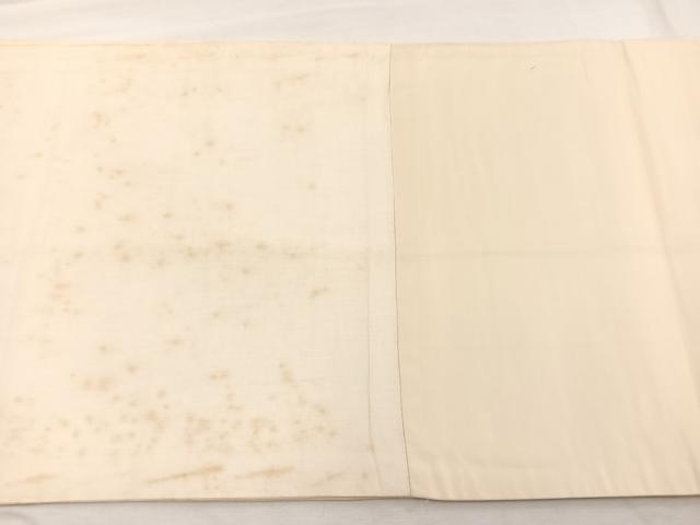 平和屋着物◎西陣 六通柄袋帯 立波花鳥丸文 金銀糸 正絹 逸品 BAAX1837hv
