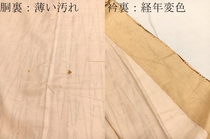 平和屋着物■上質な小紋 笹竹文 金彩 正絹 逸品 BAAX2030hv