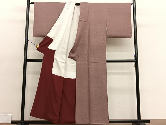 平和屋着物■江戸小紋 立涌文様 正絹 逸品 BAAX2113hv