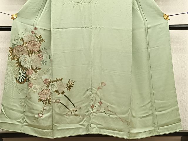 平和屋着物■訪問着 花車文 金彩 正絹 逸品 BAAX2124hv