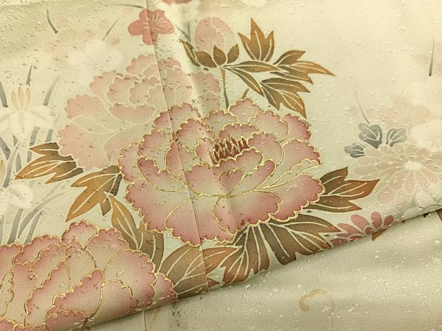 平和屋着物■訪問着 花車文 金彩 正絹 逸品 BAAX2124hv