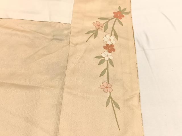 平和屋着物■訪問着 駒刺繍 流水花文 暈し染め 金彩 正絹 逸品 BAAX2165hv