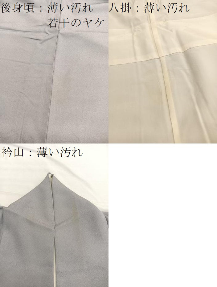 平和屋着物■訪問着 渡船枝葉文 暈し染め 金彩 正絹 逸品 BAAX2339hv