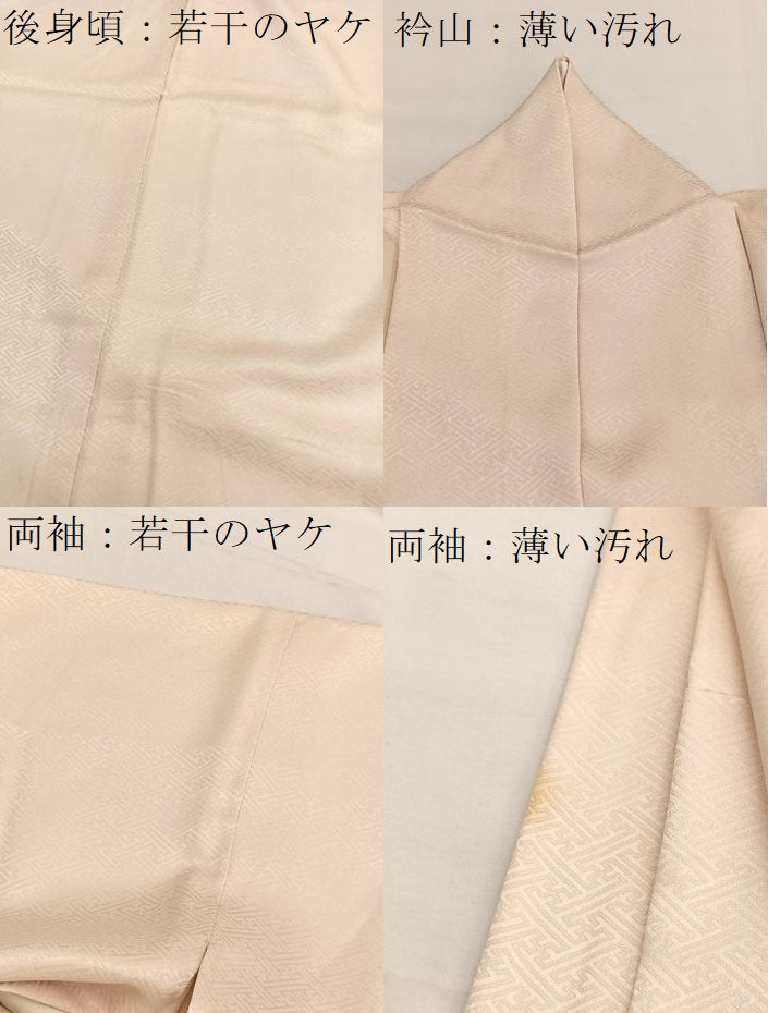 平和屋着物■訪問着 駒刺繍 笹梅文 金彩 正絹 逸品 BAAX2399hv