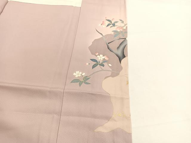 平和屋着物■豪華色留袖 作家物 扇面花文 暈し染め 金銀彩 正絹 逸品 BAAX2409hv