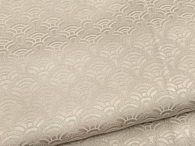 平和屋着物■上質な小紋 青海波 暈し染め 正絹 逸品 BAAX2461hv