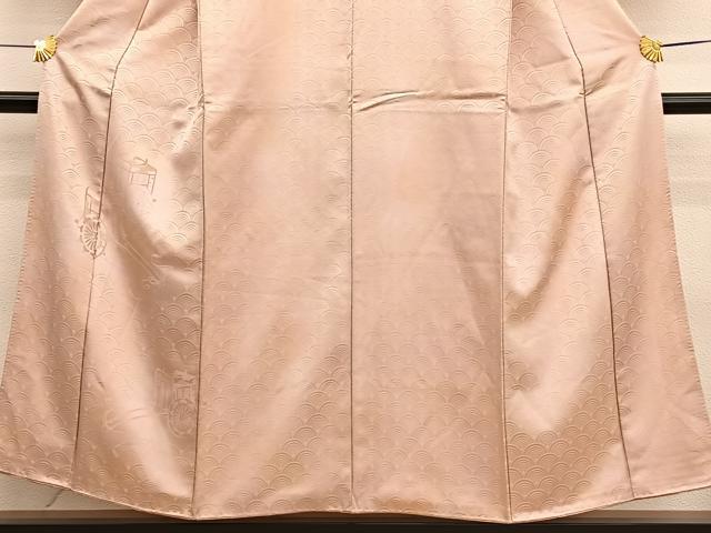 平和屋着物■色留訪問着 御所車 暈し染め 正絹 逸品 BAAX2509hv