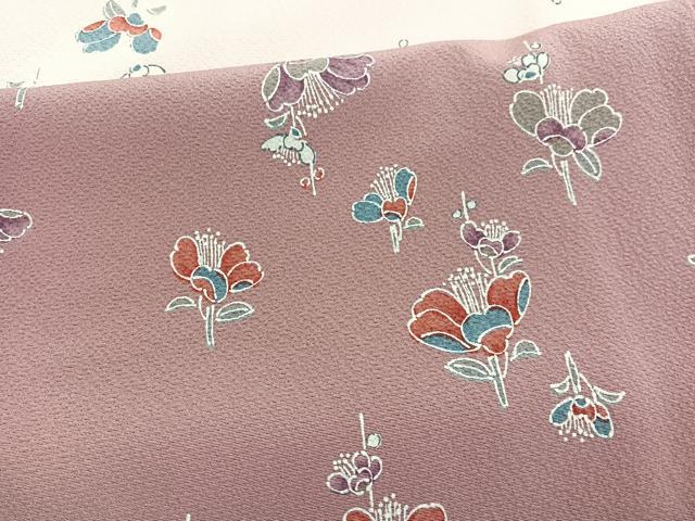 平和屋着物■訪問着 椿 暈し染め 正絹 逸品 BAAX2545hv