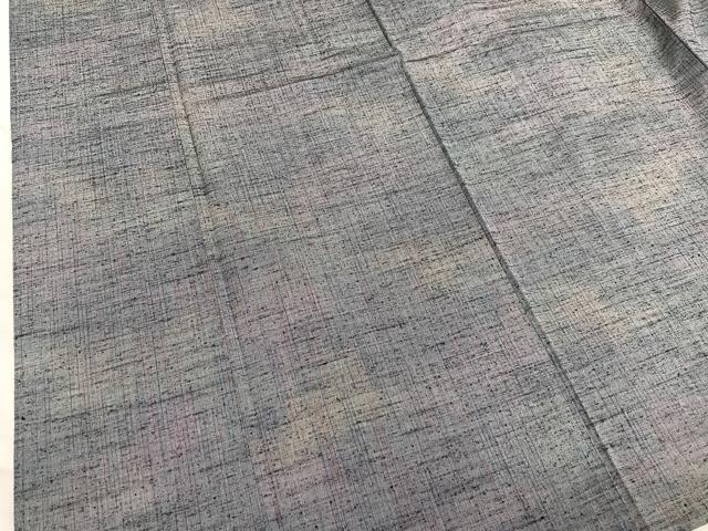 平和屋着物▽上質な紬 単衣 霞文 正絹 逸品 BAAX2562hv