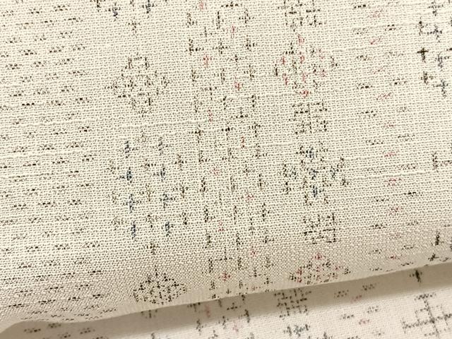平和屋着物▽小紋 単衣 間道 BAAX2634hv