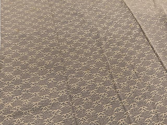 平和屋着物■訪問着 流水笹文 暈し染め 正絹 逸品 BAAX2738hv