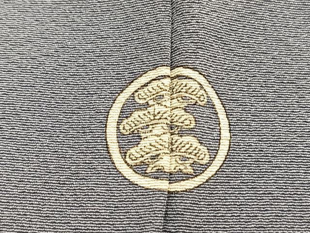 平和屋着物■友禅師・京の名工・伝統工芸士・樽本伊勢蔵監修 色無地 錫色 正絹 逸品 BAAX2747hv