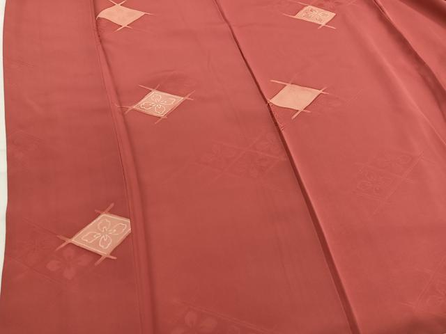 平和屋着物■上質な小紋 地紋起こし 花菱文 正絹 逸品 BAAX2750hv