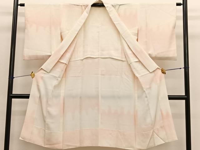 平和屋着物■長襦袢 無双仕立て 壺垂れ文様 暈し染め 正絹 逸品 BAAX2755hv
