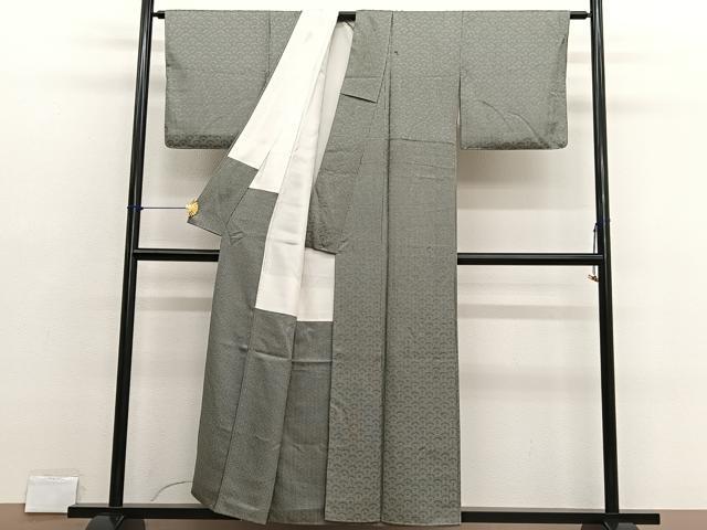 平和屋着物■江戸小紋 花菱文 正絹 逸品 BAAX2758hv