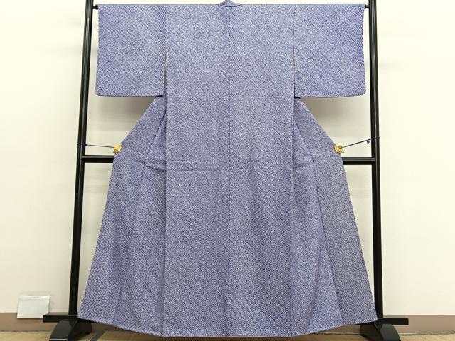 平和屋着物■大変加工の良い総絞り小紋 正絹 逸品 BAAX2766hv