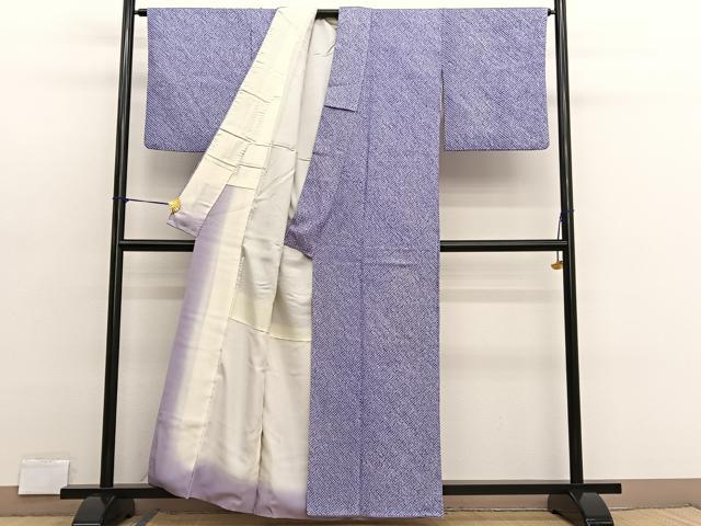 平和屋着物■大変加工の良い総絞り小紋 正絹 逸品 BAAX2766hv