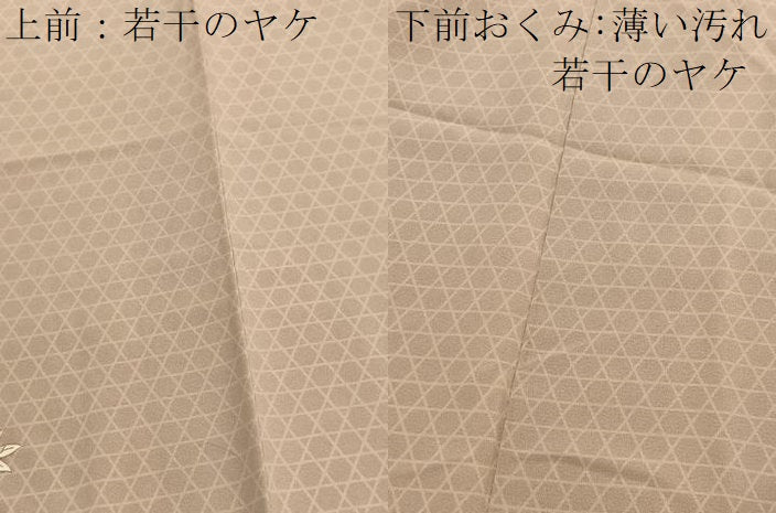 平和屋着物■訪問着 竜田川松花文 暈し染め 金彩 正絹 逸品 BAAX2768hv