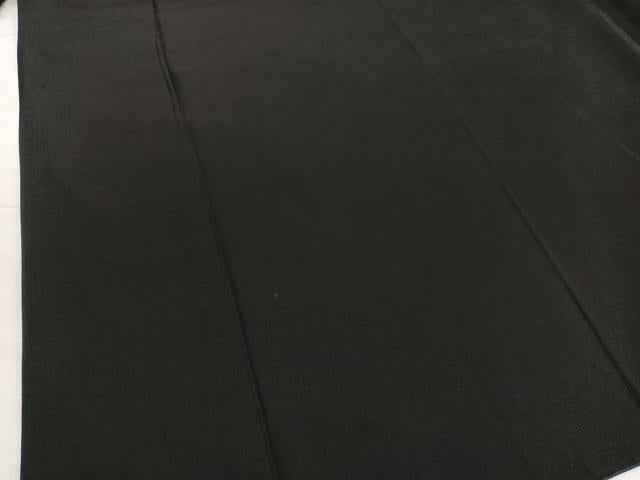 平和屋着物●男性 黒紋付 羽織セット 正絹 逸品 BAAX2815hv