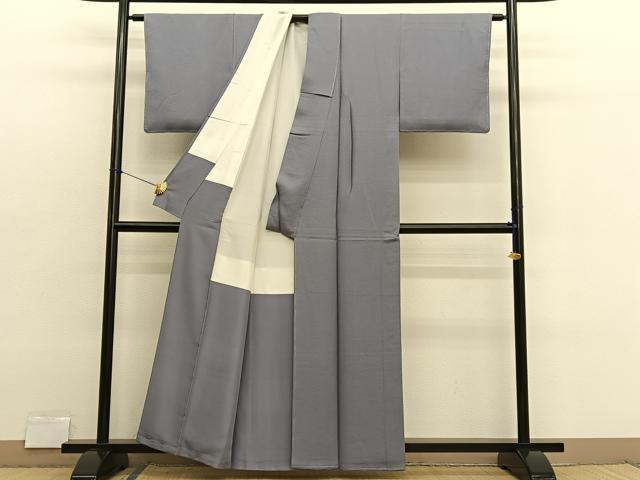平和屋着物■上質な色無地 紋意匠 薄色 正絹 逸品 未使用 BAAX2828hv