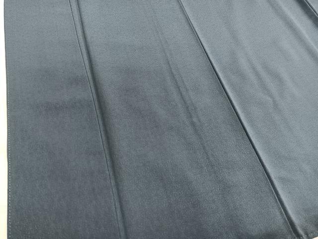 平和屋着物■上質な色無地 花地紋 鉄御納戸色 正絹 逸品 BAAX2834hv