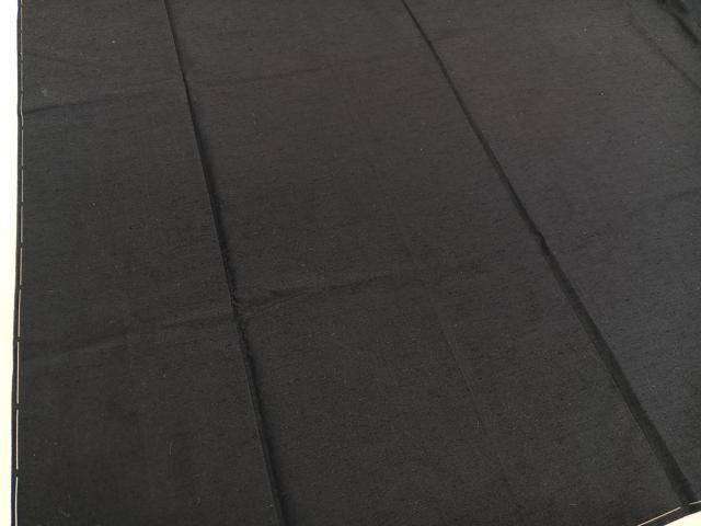 平和屋着物●男性 紬 アンサンブル 長襦袢(無双仕立て)セット 蝋色 正絹 逸品 未使用 BAAX2876hv