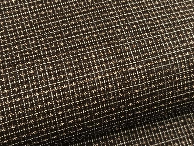 平和屋着物■男性 紬 アンサンブル 格子 正絹 逸品 BAAX2877hv