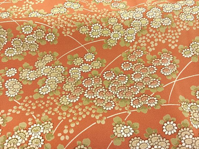 平和屋着物■上質な小紋 草花文 正絹 逸品 BAAX2896hv