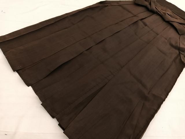 平和屋着物●男性 行灯袴 縞 正絹 逸品 BAAX2917hv