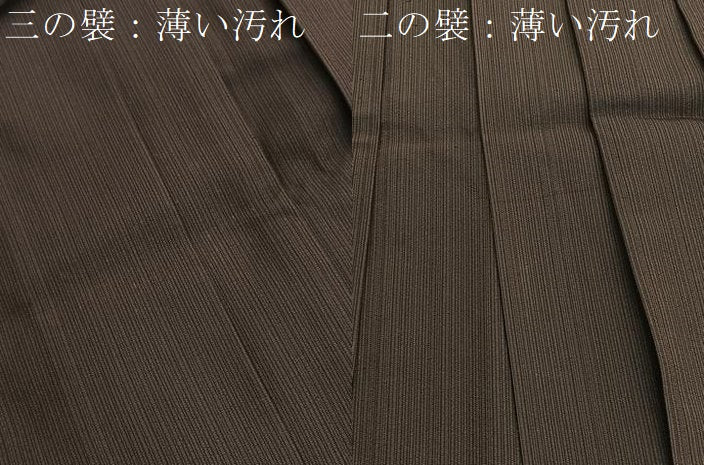 平和屋着物●男性 行灯袴 縞 正絹 逸品 BAAX2922hv