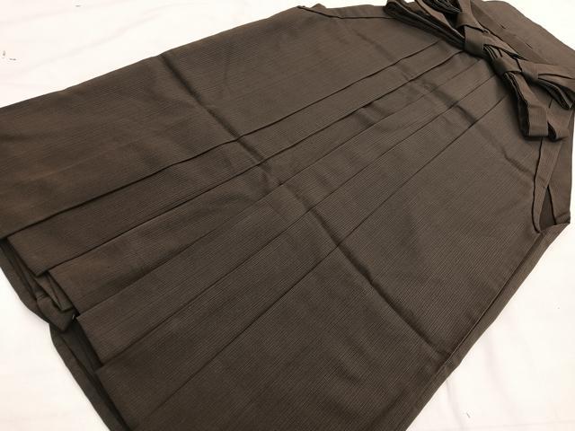 平和屋着物●男性 行灯袴 縞 正絹 逸品 BAAX2922hv