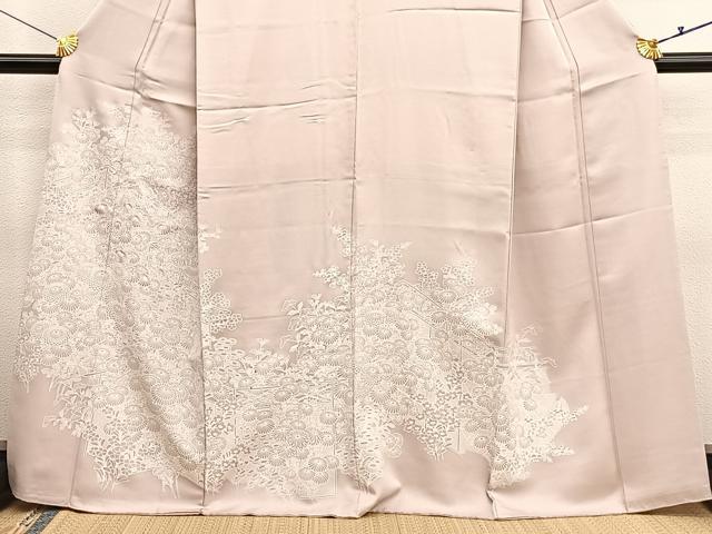 平和屋着物■豪華色留袖 刺繍 菊尽くし 正絹 逸品 BAAX2934hv