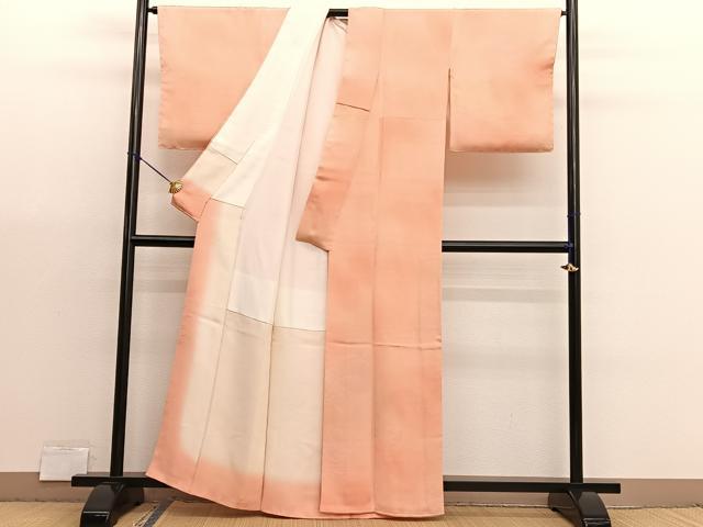 平和屋着物■上質な小紋 立波地紋 暈し染め 正絹 逸品 BAAX2977hv