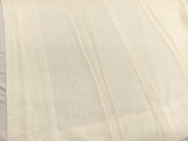 平和屋着物■長襦袢 無双仕立て 草花地紋 正絹 逸品 BAAX2996hv