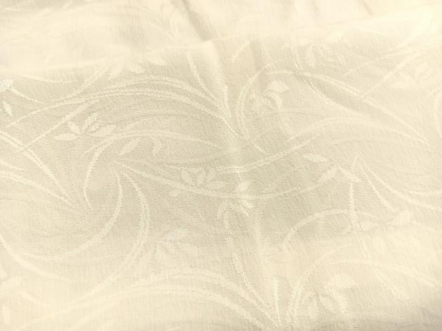 平和屋着物■長襦袢 無双仕立て 草花地紋 正絹 逸品 BAAX2996hv