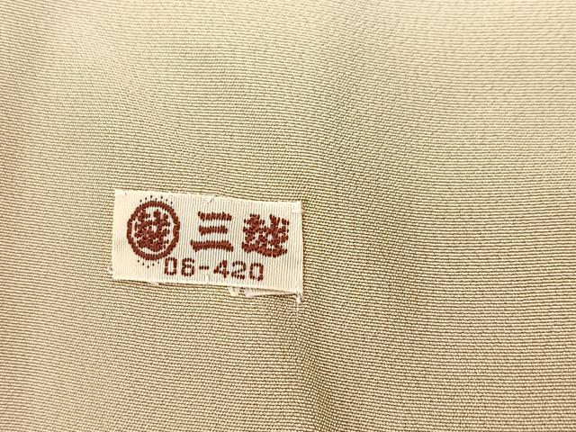 平和屋着物■訪問着 草葉文 金彩 三越扱い 正絹 逸品 BAAX3167yc