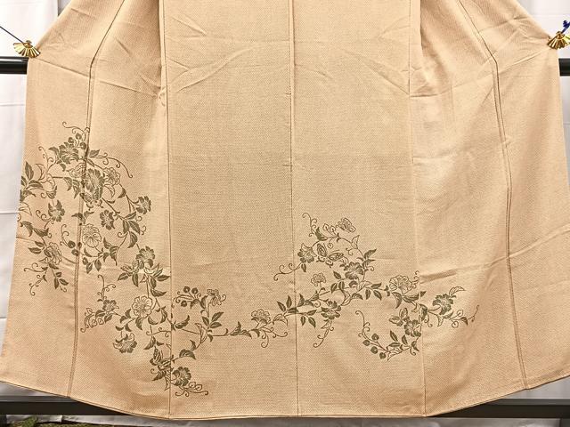 平和屋着物■訪問着 花蝶文 正絹 逸品 BAAX3171yc