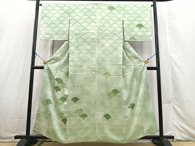 平和屋着物■訪問着 松青海波 正絹 逸品 BAAX3235yc