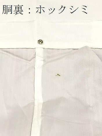 平和屋着物■上質な小紋 紬地 花間道 正絹 逸品 BAAX3248yc