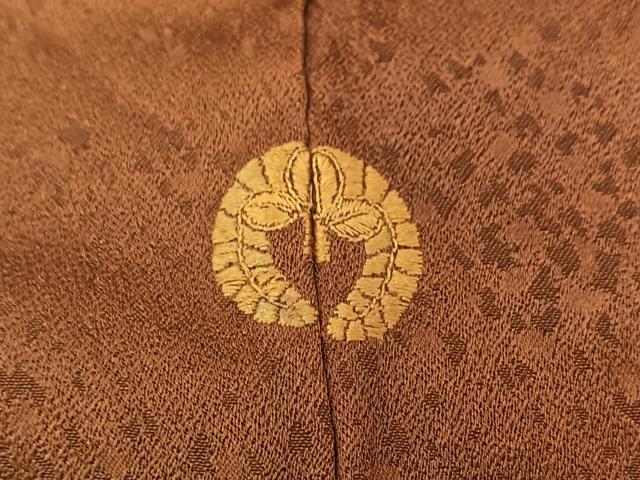 平和屋着物■訪問着 刺繍 手描き 草葉文 暈し染め 正絹 逸品 BAAX3253yc