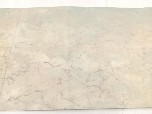 平和屋着物◎つけ帯 墨流し文様 金銀彩 正絹 逸品 BAAX3390yc