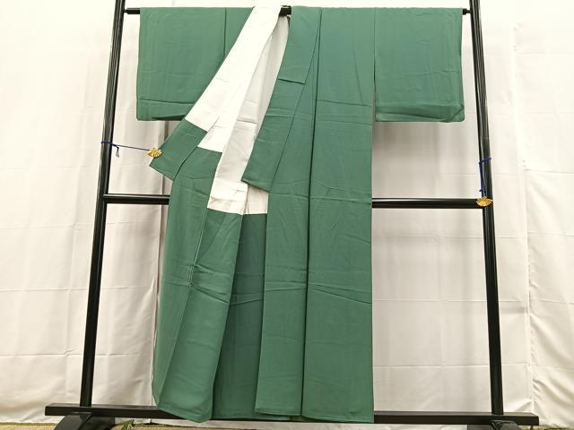 平和屋着物■上質な色無地 虫襖色 正絹 逸品 BAAX3511yc