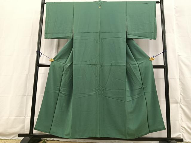 平和屋着物■上質な色無地 虫襖色 正絹 逸品 BAAX3511yc