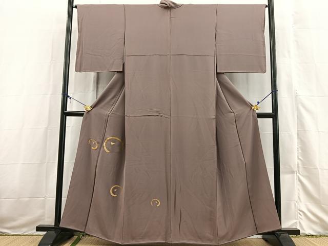 平和屋着物●訪問着 竹屋町刺繍 万寿菊 金彩 正絹 逸品 BAAX3521yc