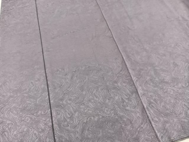 平和屋着物●上質な色無地 墨流し地紋 半色 正絹 逸品 未使用 BAAX3524yc